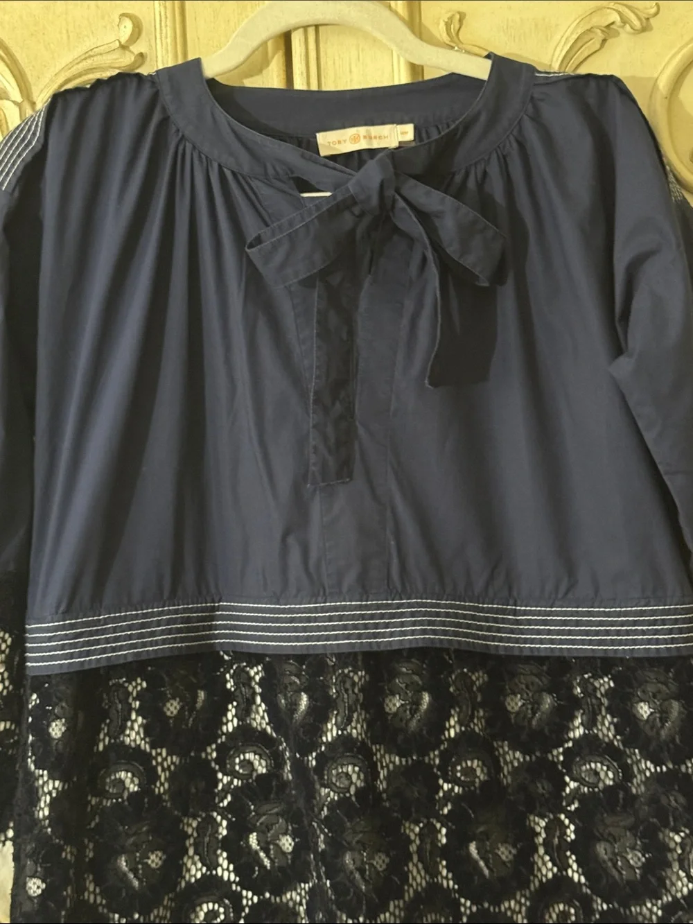 Tory Burch Adelaide Lace Dress Runway Fall season -Sizes: Medium Org. $798.00